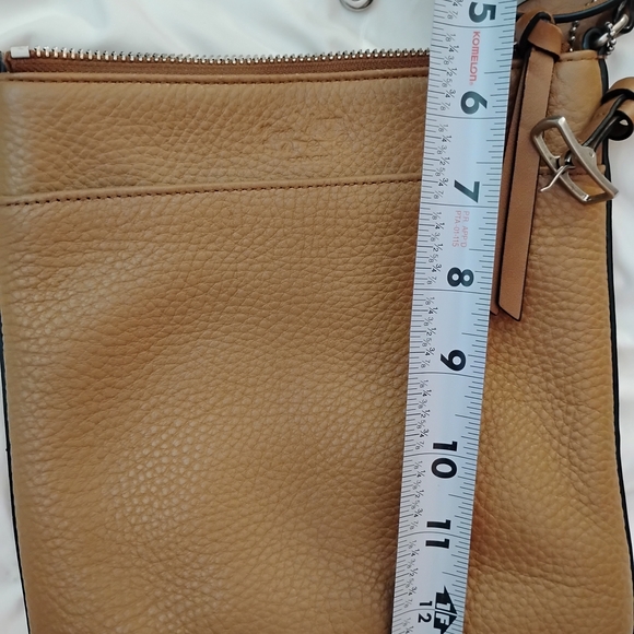 Coach Tan Leather Crossbody Bag - Picture 2 of 5
